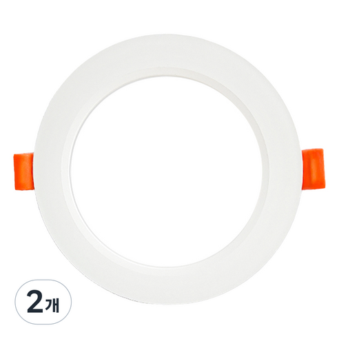 LED 올뉴 다운라이트 매입등 120mm 8W, 주광색, 2개