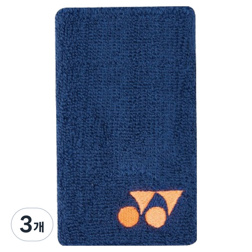 요넥스 손목밴드 249BN001U, 인디고블루, 3개