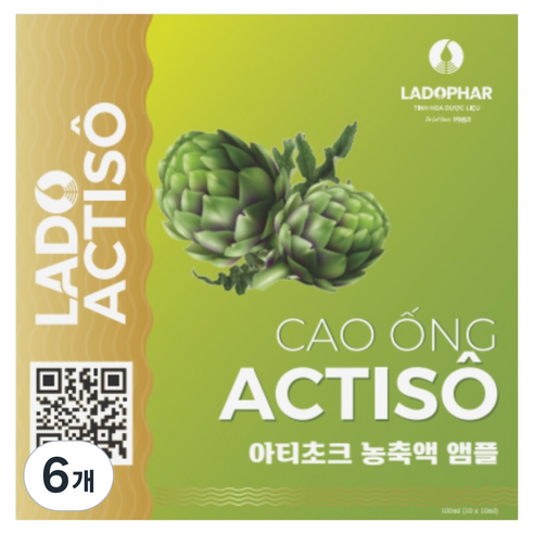 라도피아 라도 아티소 아티초크 앰플 10p, 6개, 100ml