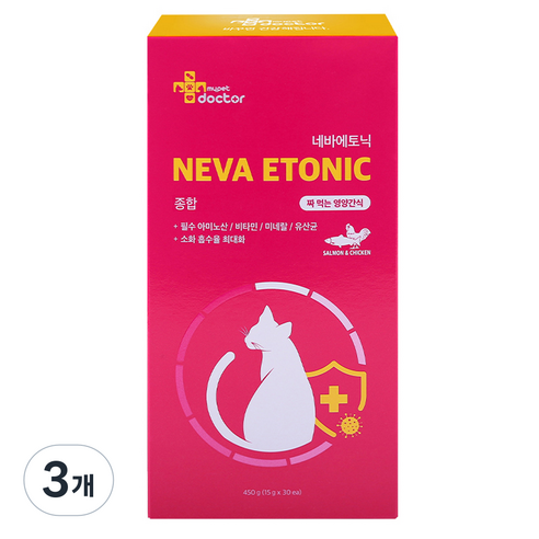 마이펫닥터 고양이 네바에토닉 영양제, 15g, 종합영양제, 3개