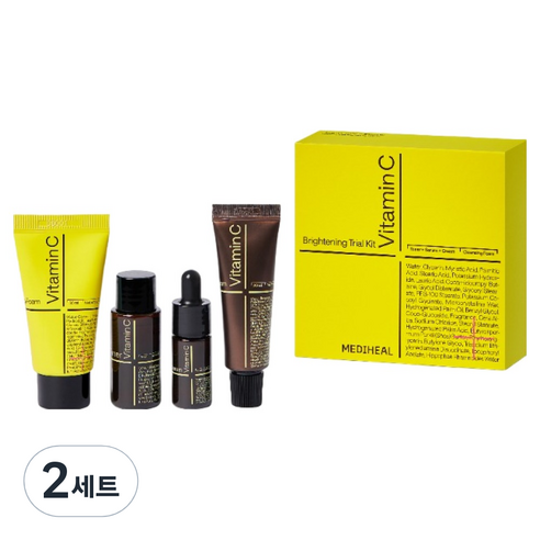 메디힐 비타 브라이트닝 트라이얼 키트 클렌징 폼 30ml + 토너 30ml + 세럼 10ml + 크림 20ml 세트, 2세트