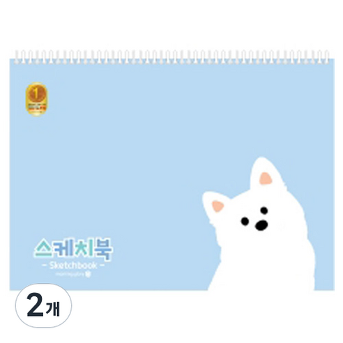 모닝글로리 3000 초등 스케치북 A 랜덤발송, 346 x 247 mm, 26매, 2개