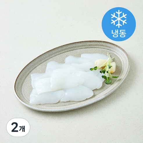 ISEA 갑오징어 몸통 포장횟감 20미 (냉동), 2개, 120g