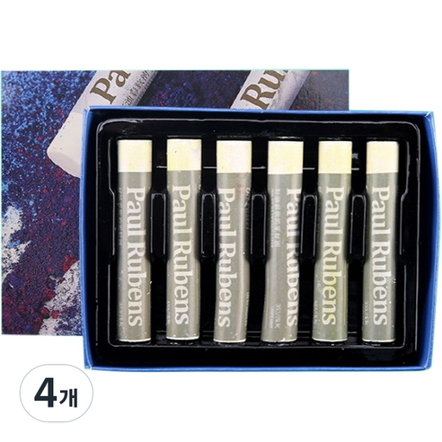 오리지널 오일파스텔 04 그레이 6p, 1색, 4개