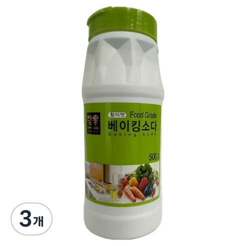 담울 참이맛 베이킹소다, 500g, 3개