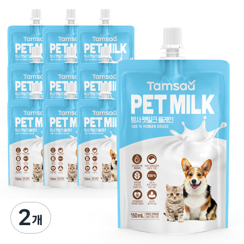 탐사 반려동물 펫밀크, 플레인, 150ml, 20개