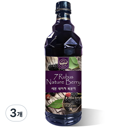 조은약초 세븐 복분자 청, 900ml, 3개