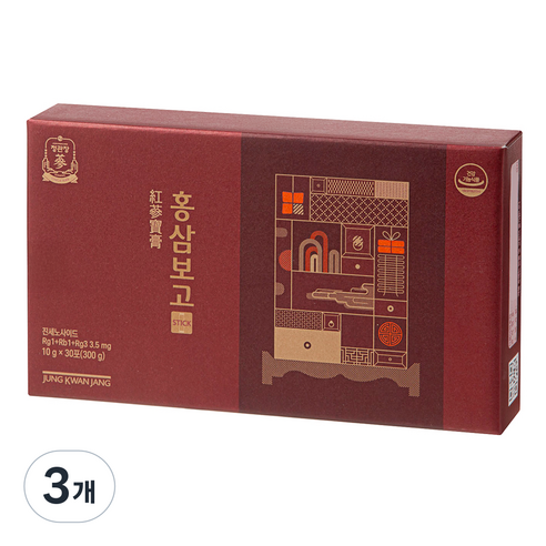 정관장 홍삼보고스틱 30p, 300g, 3개