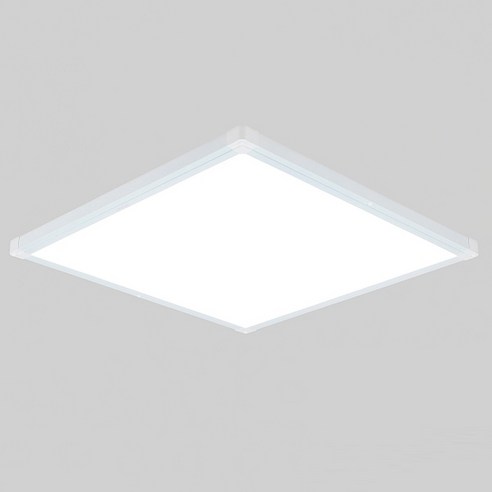 비츠온 LED 뉴심플 직하 슬림 면조명 엣지등 평판등 50W 플리커프리 640 x 640 mm, 화이트(주광색)