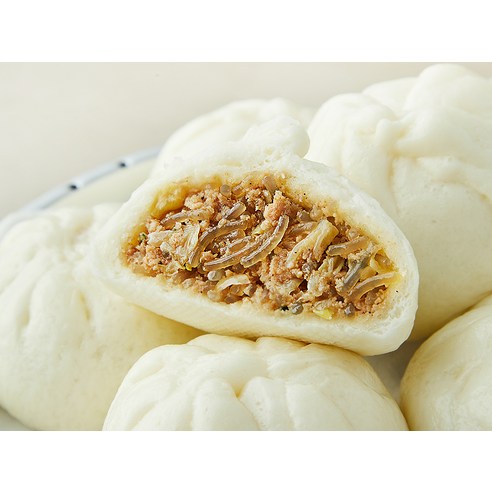 올바르고반듯한 고기 잡채 찐빵 (냉동) 후기 분석 - 찐빵 내부 상세 모습