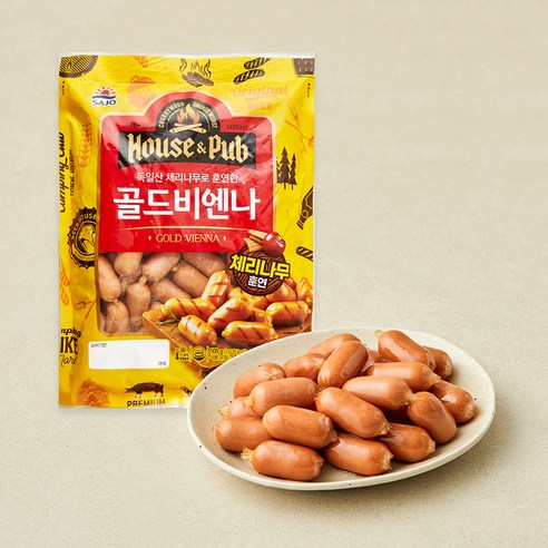 대림선 사조 하우스 & 펍 골드비엔나, 500g, 1개