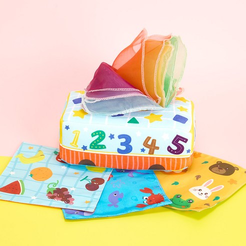 캐스비 유아용 튼튼 티슈촉감놀이 육아맘 솔직 후기 | 실사용 리뷰 - 상품 이미지 2