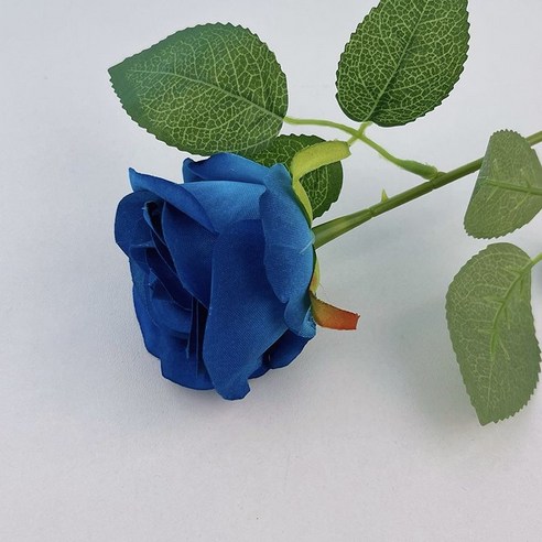 쇼핑153 조화 벨벳 인테리어 장미, 07 블루, 10개