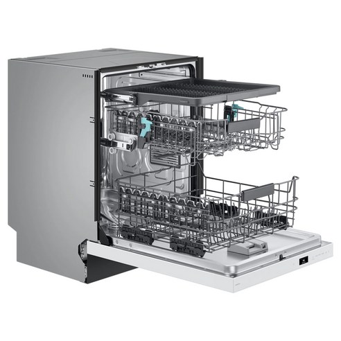 삼성전자 BESPOKE AI 빌트인 열풍건조 식기세척기 14인용 후기 분석 - 도어 오픈 상태