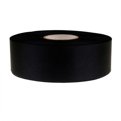 고밀도주자공단 리본끈 20mm, 40검정색, 45m, 1개