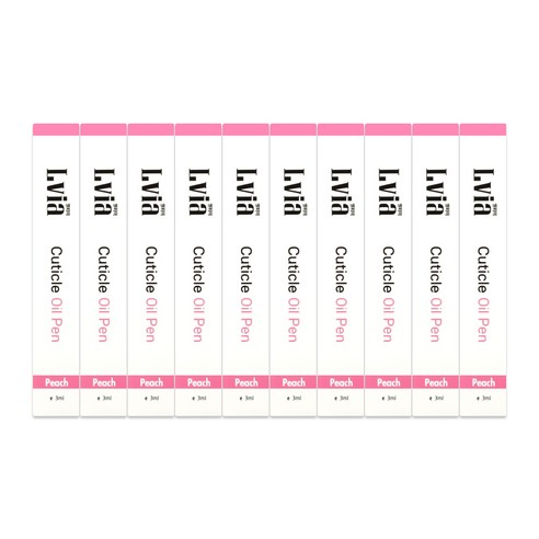 엘비아 큐티클 오일펜 피치, 10개, 3ml