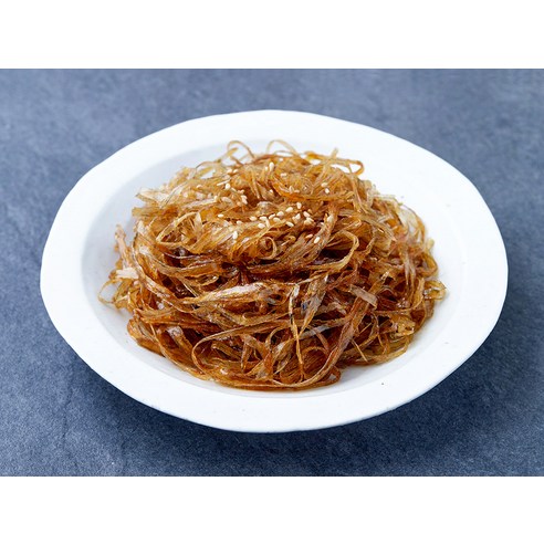 해맑은푸드 반찬전용 조미 어실채, 300g, 1개 후기 분석 - 패키지 뒷면 상세 정보