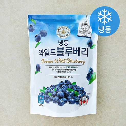 와일드 블루베리 (냉동), 1개, 500g