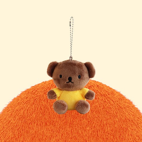 매니어리틀 FINGER PUPPET 보리스 봉제인형, 8cm, 옐로우, 1개