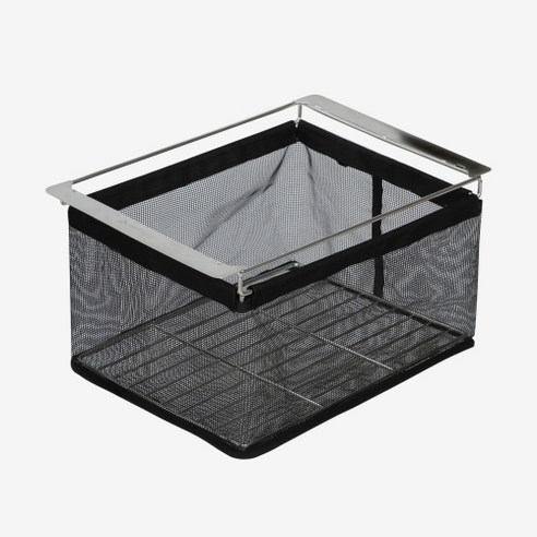 아베나키 원액션IGT 메쉬바스켓, 실버+블랙, 1개, 1단
