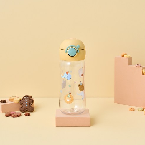 모던하우스 원터치 트라이탄 텀블러, 1개, 400ml, 파티베어