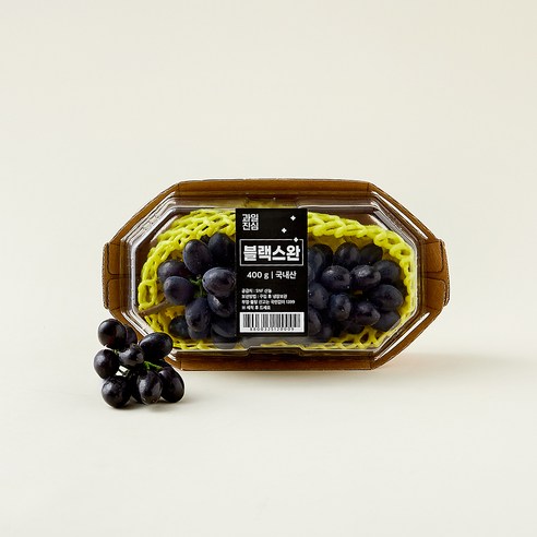 블랙스완 포도, 400g, 1개