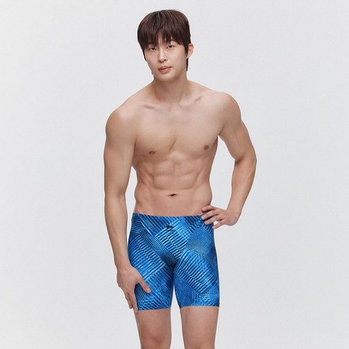 레노마스윔 남성용 지오메트릭 3부 스윔 RN-MS2G503
