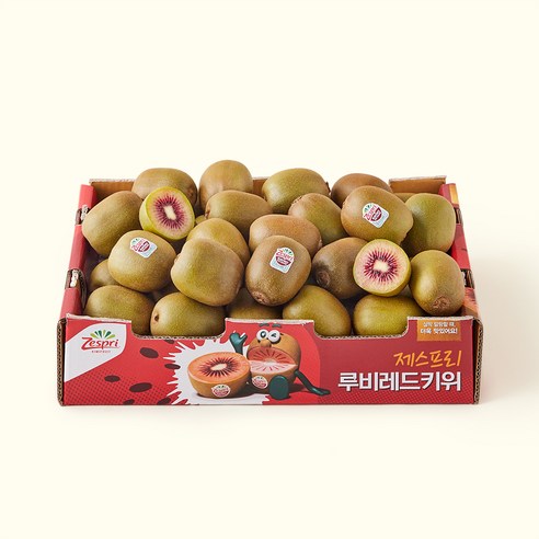 Jeseupeuri Rubi Red Kiwi , 1 Pack , 2.3 kg (제스프리 루비 레드키위, 1개, 2.3kg)