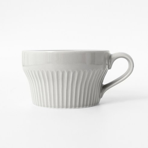 로코리빙 오르센 라떼 머그컵 350ml, 그레이, 1개