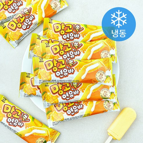 서주 망고 쏙 연유바 (냉동), 10개, 1개입, 70ml