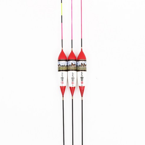 잘 보이는 찌, 쉬운 챔질, 월척의 꿈! 요수 나비야 홍단 유선형 나노찌