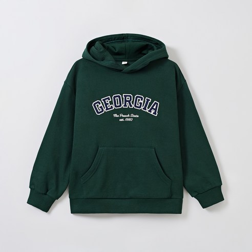 스파오 아동용 어플리케 기모 후드 스웨트셔츠 150, 150, 62 HUNTER, 62 HUNTER 섬네일