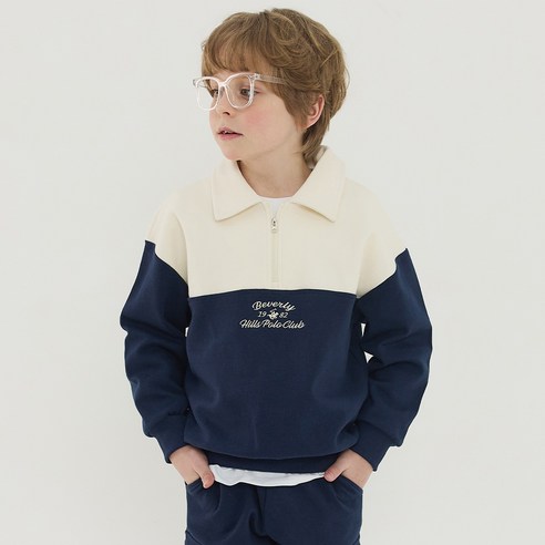 비버리힐스폴로클럽 아동용 링크반집업맨투맨