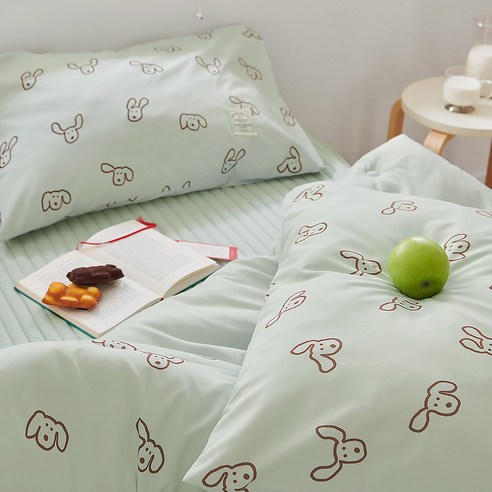 쁘리엘르 비비 항균 워싱 차렵 이불 패드 세트