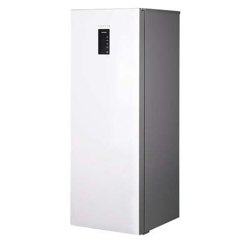 쿠잉전자 120L 1도어 스탠드 소형 김치냉장고 + 김치통 세트 방문설치 이미지 2