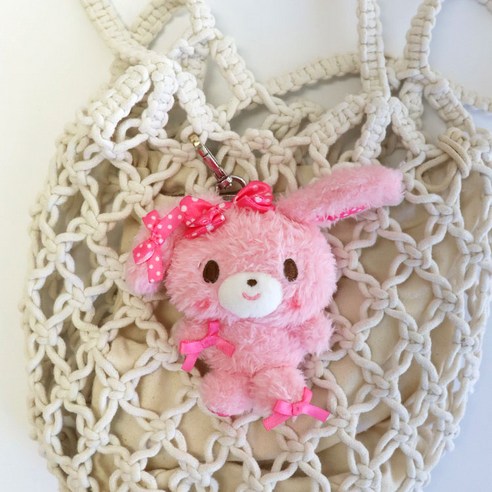 산리오 본본리본 인형, 혼합색상, 1개, 8cm