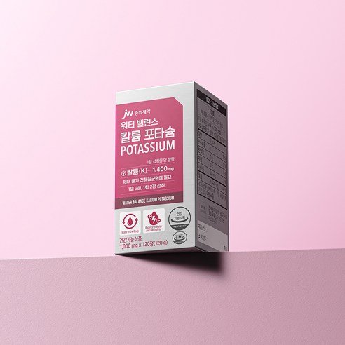 JW중외제약 워터 밸런스 칼륨 포타슘 120정, 2개 맛있게 먹은 솔직 후기 - 상품 이미지 2