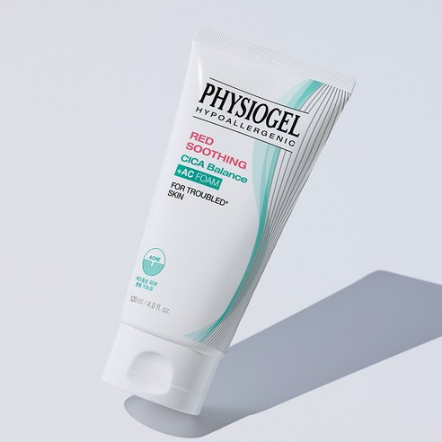 피지오겔 레드 수딩 시카밸런스 에이씨 폼 클렌저 이미지 2