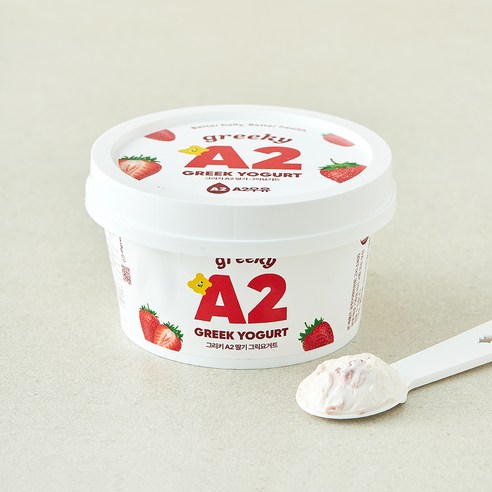 그리키 A2 딸기 그릭요거트, 100g, 1개 - 요거트