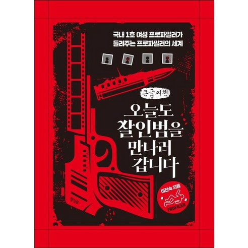 오늘도 살인범을 만나러 갑니다(큰글씨책):국내 1호 여성 프로파일러가 들려주는 프로파일러의 세계, 이진숙, 행성B