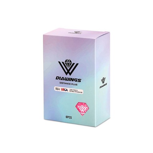 다이아윙스 고반발 비거리 전용 장타 골프공 M2 2피스 42.8mm 이미지 2