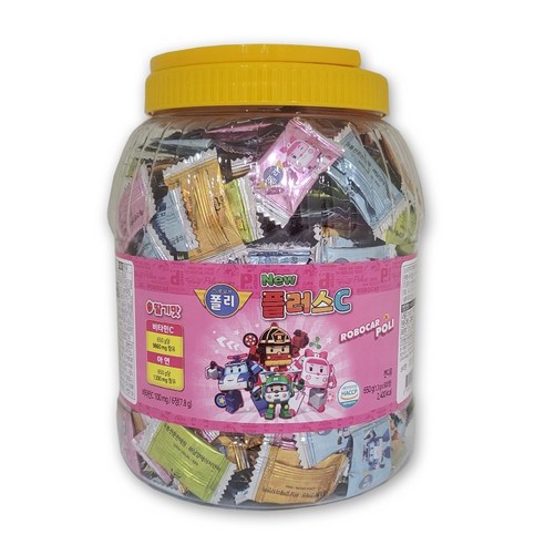 아동용 뉴 로보카폴리 플러스C 딸기맛 650g 500정, 1개 실사용 후기 | 효과 있을까? - 상품 이미지 1