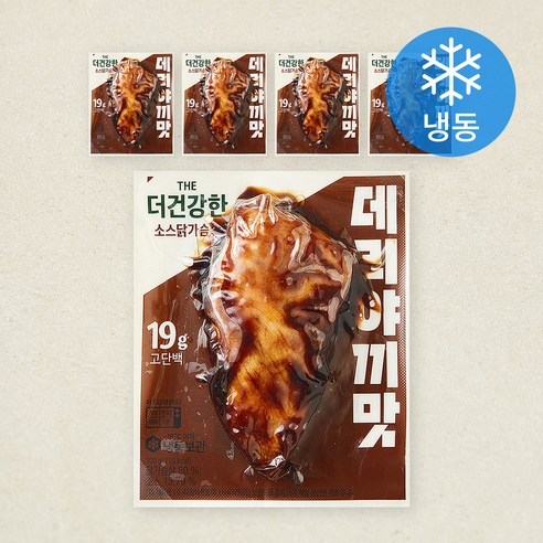 THE더건강한 닭가슴살 데리야끼 (냉동), 100g, 5개, 1개입