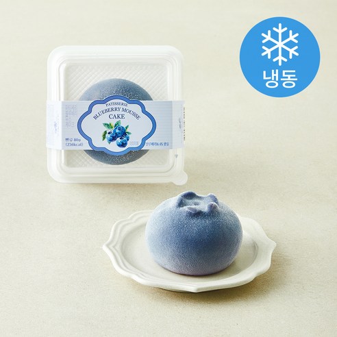파티세리 블루베리 무스케이크 (냉동), 80g, 1개