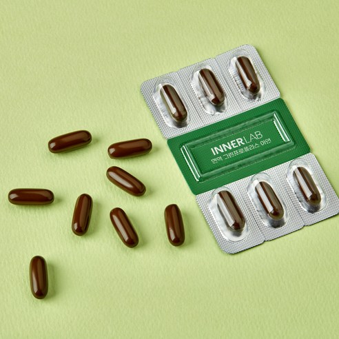 이너랩 면역 그린프로폴리스 아연 18g 30정, 4개 이미지 2