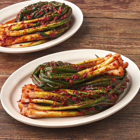 Kokjipeokok Kok Pa Kimchi , 1 kg, 1 Pack (콕집어콕 콕 파김치, 1kg, 1개)