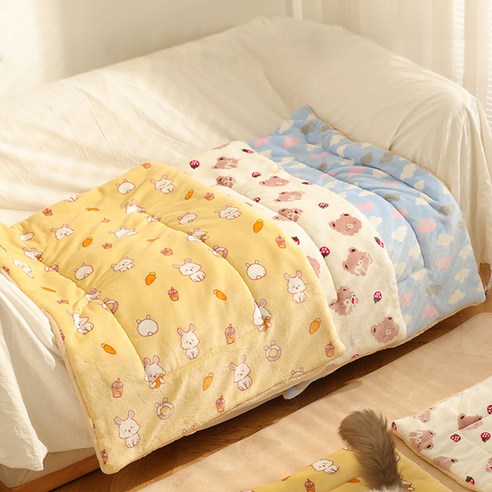 파스텔펫 반려동물 따뜻뽀송 꿀잠 담요매트 이미지 3