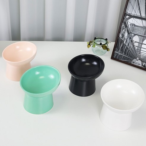 모나지오 반려동물 경사형 원형 도자기 식기 이미지 4