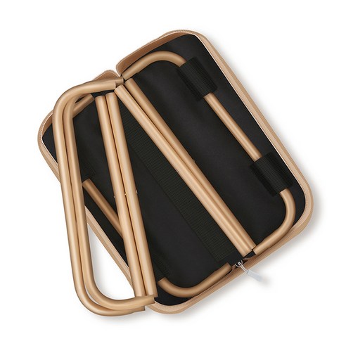 브리즈문 고탄소강 초경량 접이식 파우치형 휴대용 캠핑 의자 중형 이미지 3