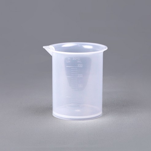 PP 반투명 계량컵, 화이트, 250ml, 1개 화이트, 250ml, 1개